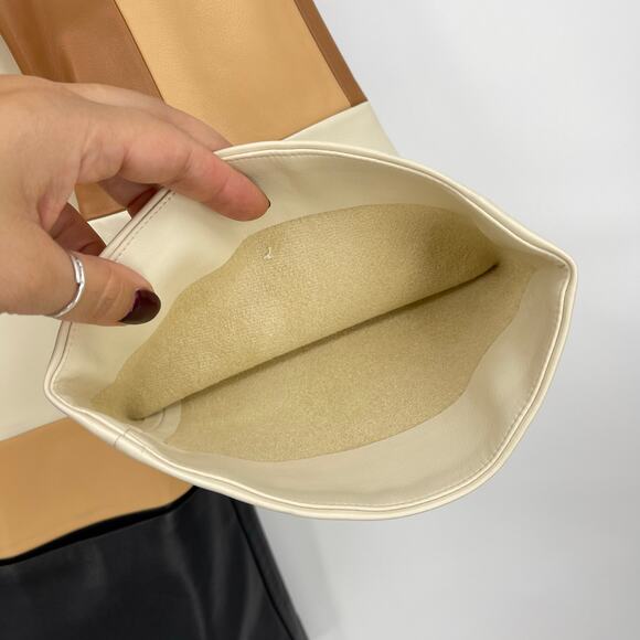 Alexis | NWT Cameron Dress in Multi Patchwork Faux Leather Shift AS IS M - Picture 15 of 16